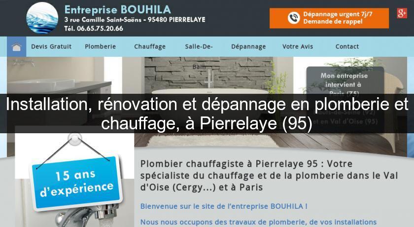 Installation, rénovation et dépannage en plomberie et chauffage, à Pierrelaye (95) Installation, rénovation et dépannage en plomberie et chauffage, à Pierrelaye (95)
