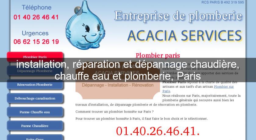 installation, réparation et dépannage chaudière, chauffe eau et plomberie, Paris installation, réparation et dépannage chaudière, chauffe eau et plomberie, Paris