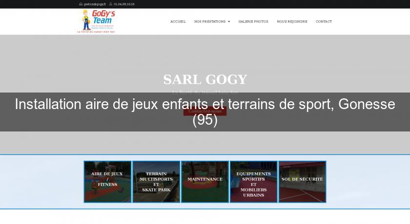 Installation aire de jeux enfants et terrains de sport, Gonesse (95) Installation aire de jeux enfants et terrains de sport, Gonesse (95)