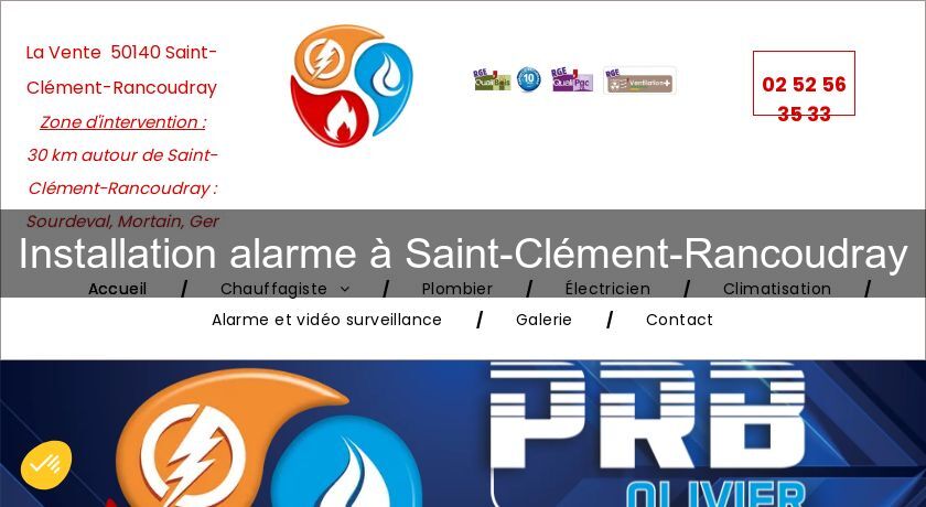 Installation alarme à Saint-Clément-Rancoudray Installation alarme à Saint-Clément-Rancoudray
