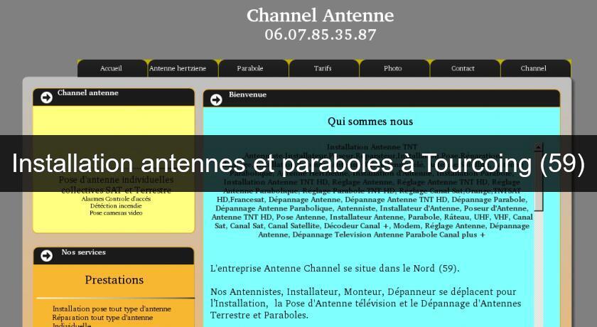 Installation antennes et paraboles à Tourcoing (59)