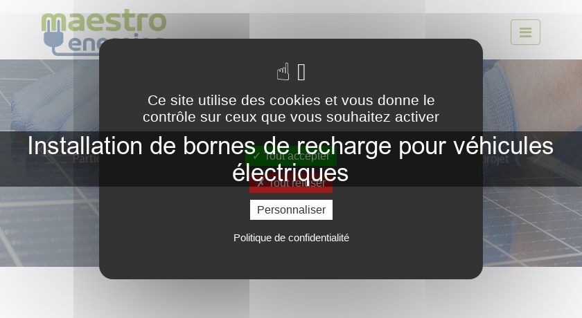 Installation de bornes de recharge pour véhicules électriques Installation de bornes de recharge pour véhicules électriques