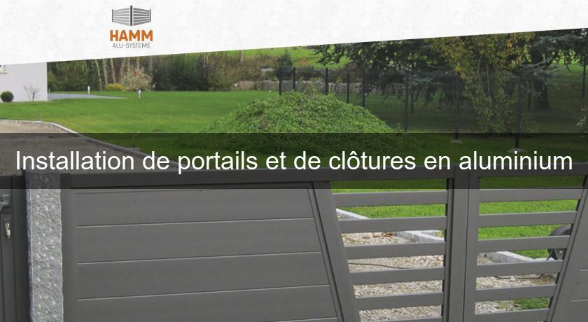 Installation de portails et de clôtures en aluminium Installation de portails et de clôtures en aluminium