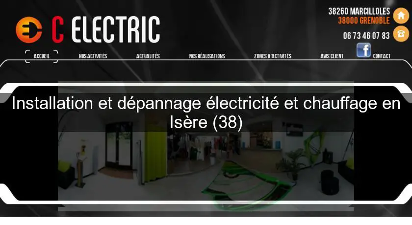 Installation et dépannage électricité et chauffage en Isère (38)