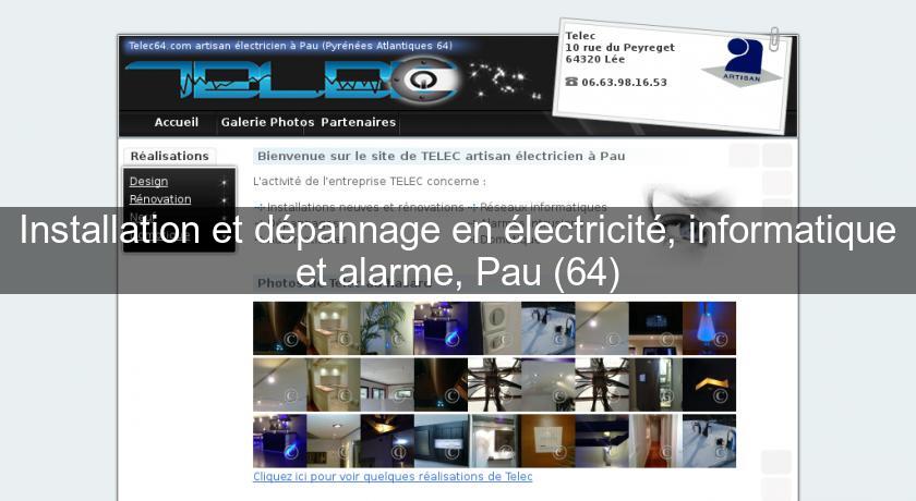 Installation et dépannage en électricité, informatique et alarme, Pau (64) Installation et dépannage en électricité, informatique et alarme, Pau (64)