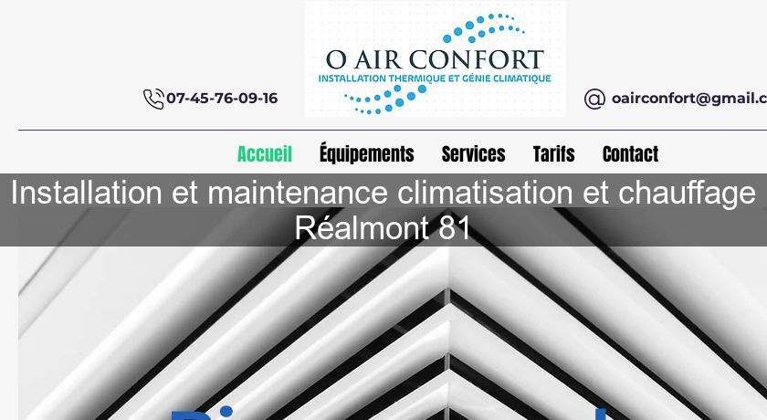 Installation et maintenance climatisation et chauffage Réalmont 81