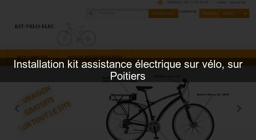 Installation kit assistance électrique sur vélo, sur Poitiers Installation kit assistance électrique sur vélo, sur Poitiers
