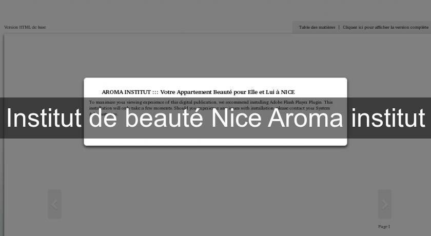 Institut de beauté Nice Aroma institut Institut de beauté Nice Aroma institut