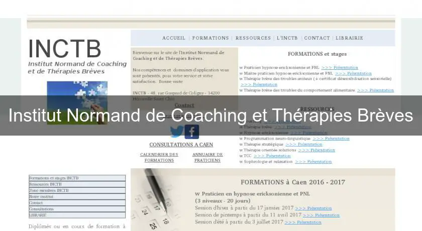 Institut Normand de Coaching et Thérapies Brèves