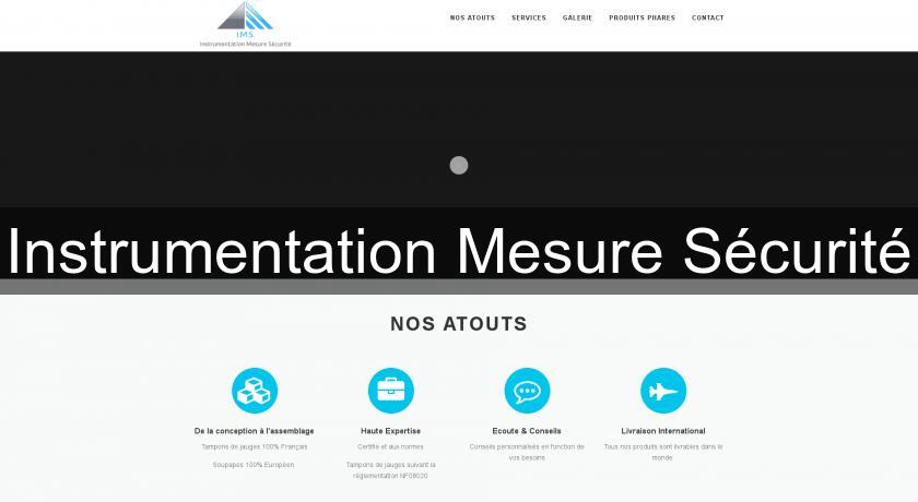 Instrumentation Mesure Sécurité Instrumentation Mesure Sécurité
