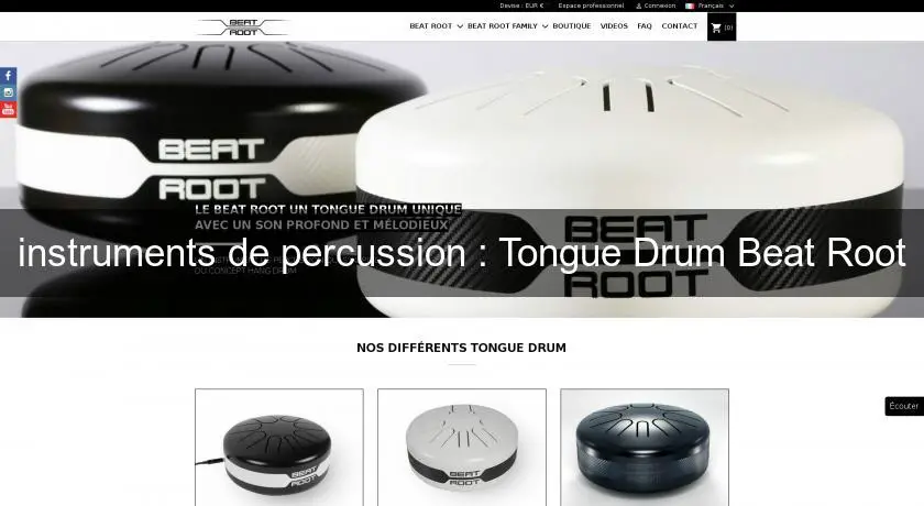 instruments de percussion : Tongue Drum Beat Root
