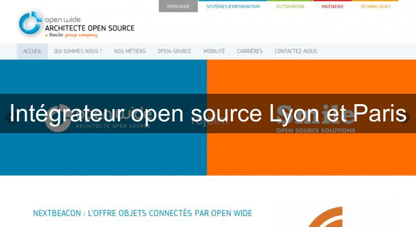 Intégrateur open source Lyon et Paris Intégrateur open source Lyon et Paris