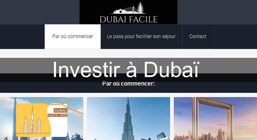 Investir à Dubaï 