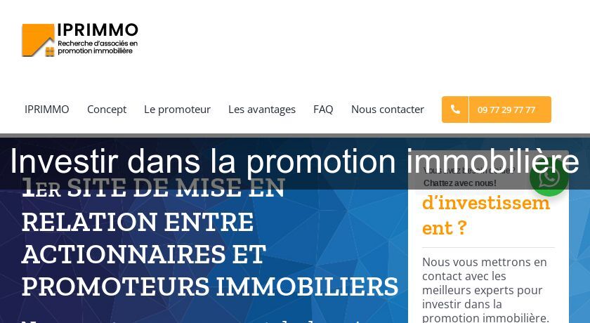 Investir dans la promotion immobilière Investir dans la promotion immobilière