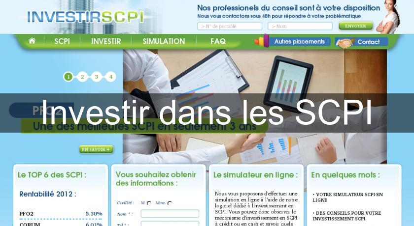Investir dans les SCPI Investir dans les SCPI
