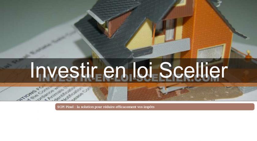 Investir en loi Scellier