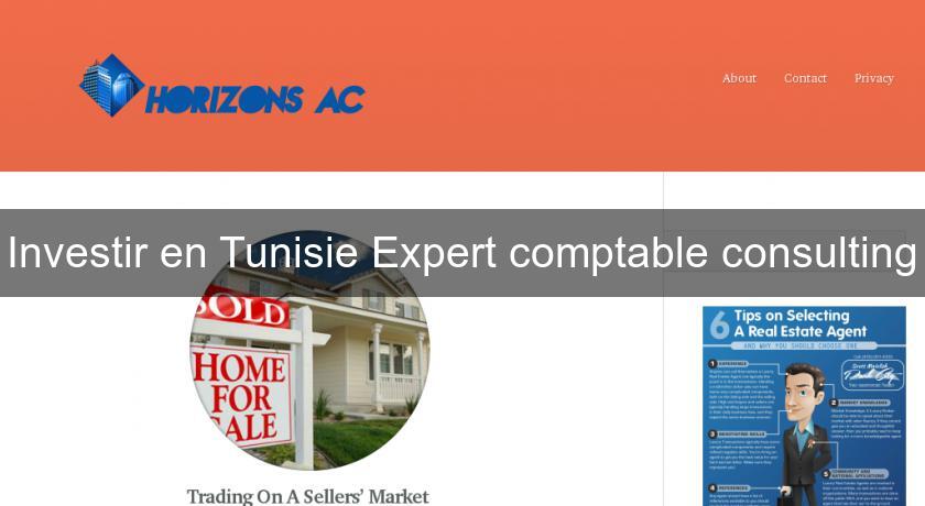 Investir en Tunisie Expert comptable consulting