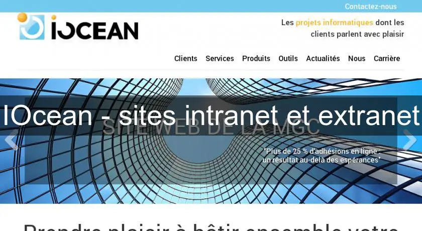 IOcean - sites intranet et extranet