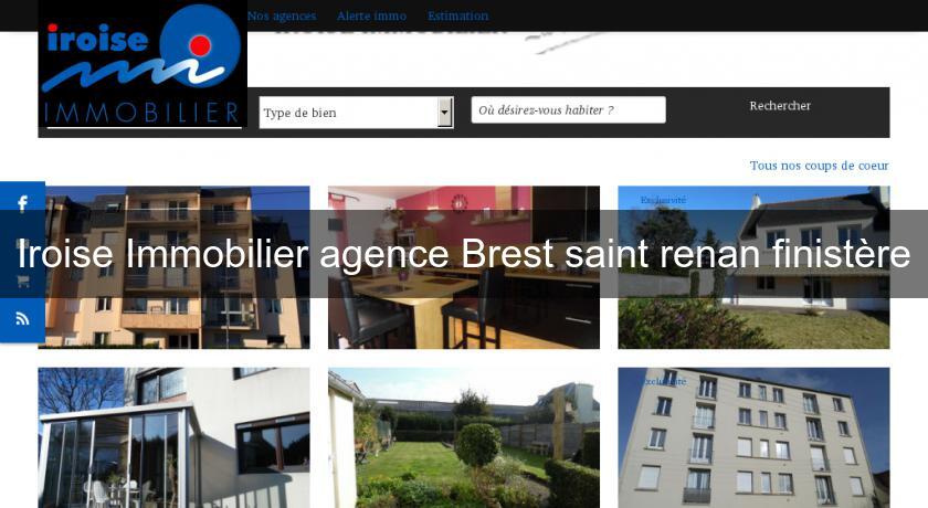 Iroise Immobilier agence Brest saint renan finistère