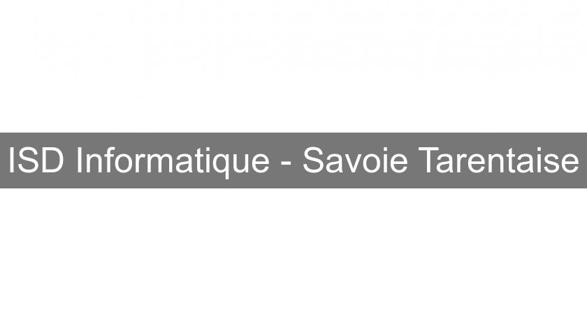 ISD Informatique - Savoie Tarentaise