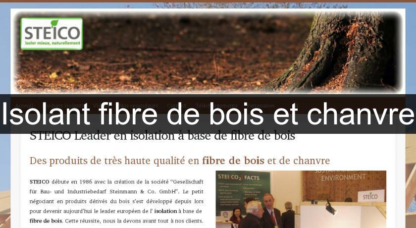 Isolant fibre de bois et chanvre Isolant fibre de bois et chanvre