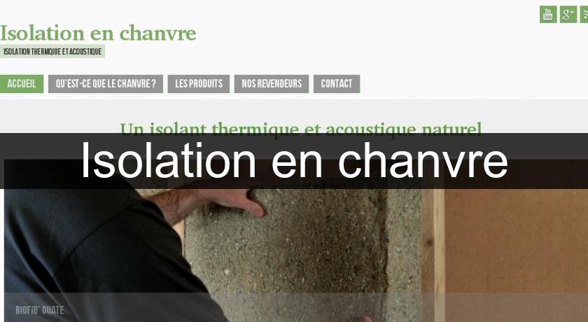 Isolation en chanvre Isolation en chanvre