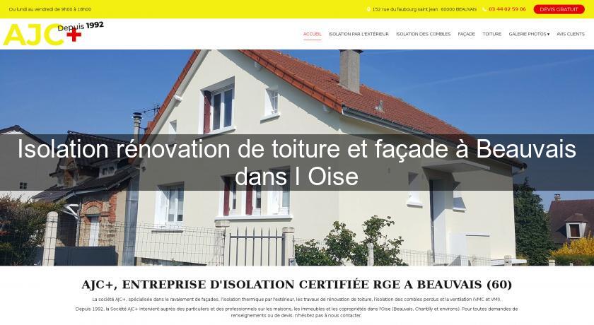 Isolation rénovation de toiture et façade à Beauvais dans l'Oise Isolation rénovation de toiture et façade à Beauvais dans l'Oise