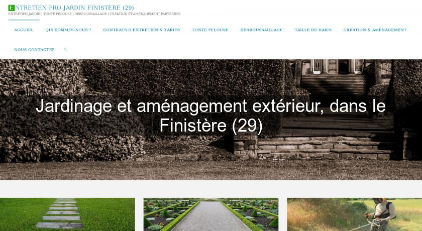 Jardinage et aménagement extérieur, dans le Finistère (29)