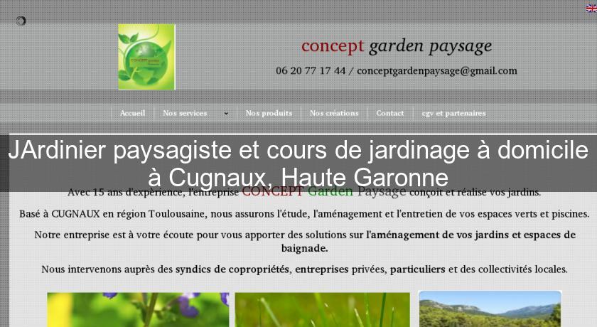 JArdinier paysagiste et cours de jardinage à domicile à Cugnaux, Haute Garonne