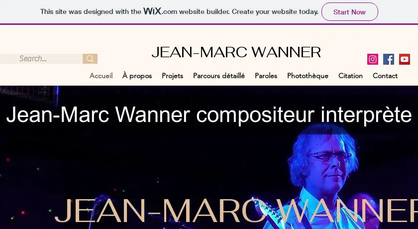 Jean-Marc Wanner compositeur interprète