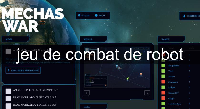 jeu de combat de robot jeu de combat de robot