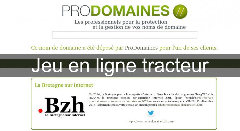 Jeu en ligne tracteur Jeu en ligne tracteur