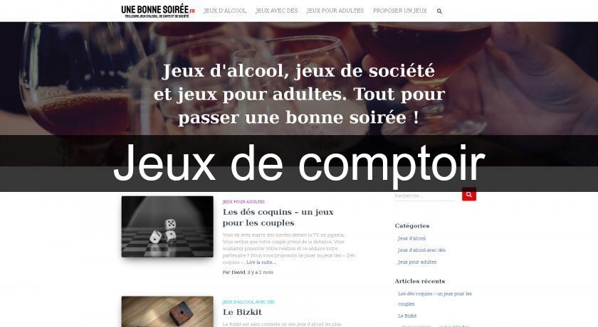 Jeux de comptoir Jeux de comptoir