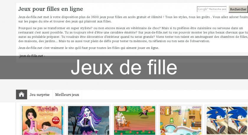 Jeux de fille Jeux de fille