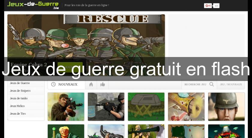 Jeux de guerre gratuit en flash