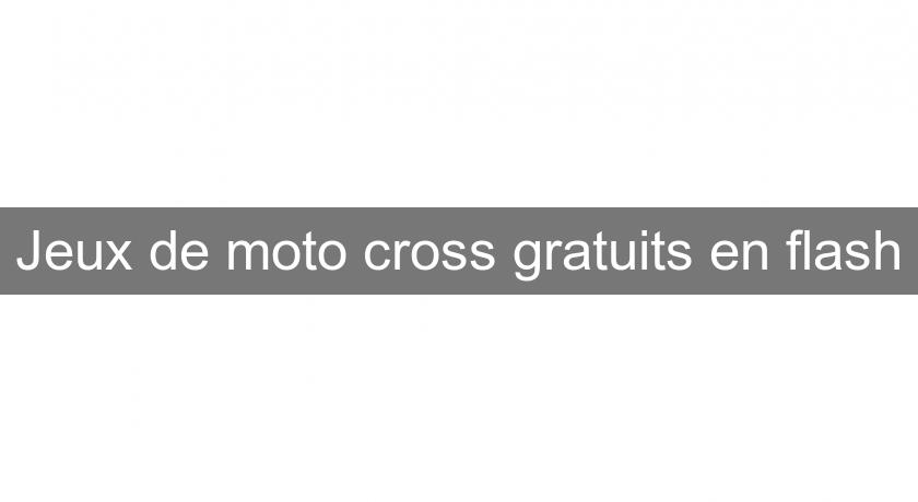 Jeux de moto cross gratuits en flash