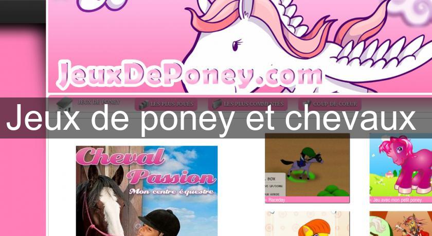 Jeux de poney et chevaux 