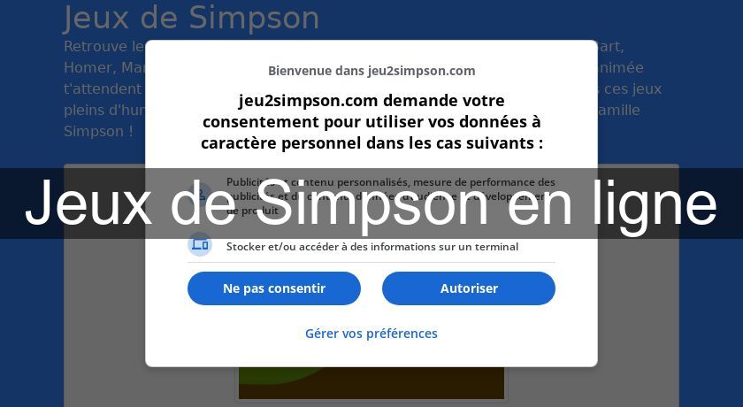 Jeux de Simpson en ligne Jeux de Simpson en ligne