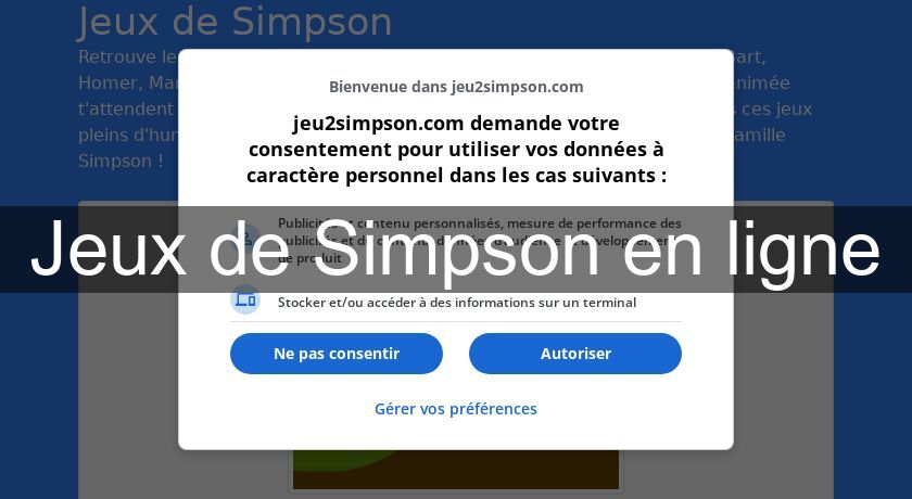 Jeux de Simpson en ligne