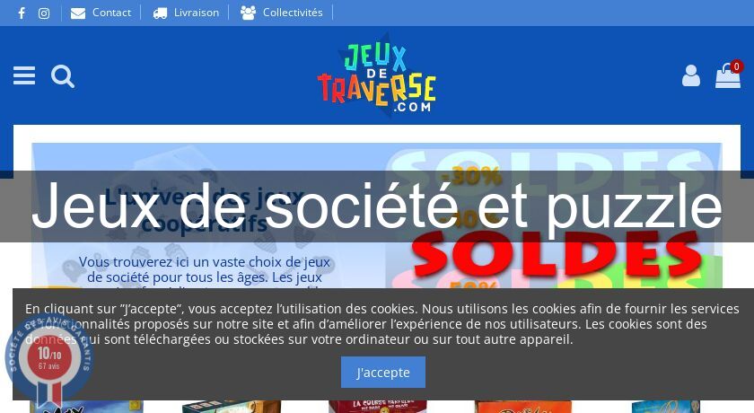 Jeux de société et puzzle