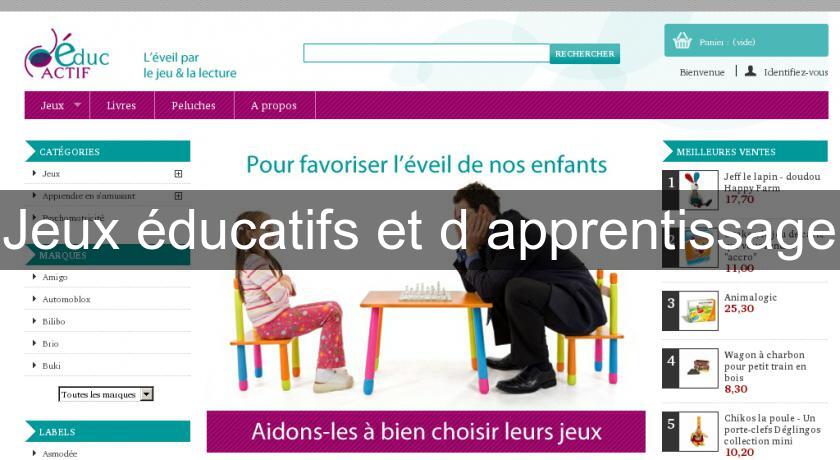 Jeux éducatifs et d'apprentissage Jeux éducatifs et d'apprentissage