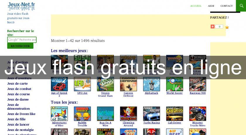 Jeux flash gratuits en ligne