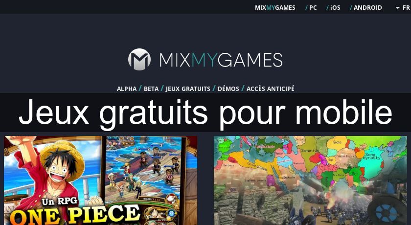 Jeux gratuits pour mobile