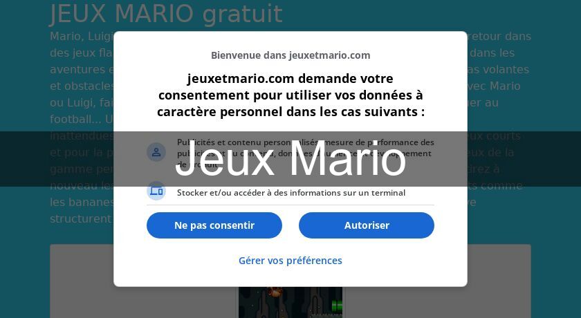 Jeux Mario Jeux Mario