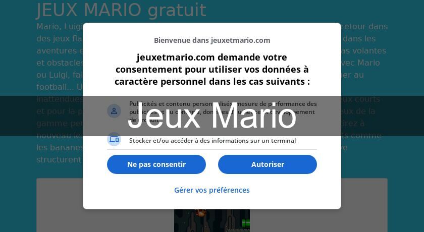 Jeux Mario