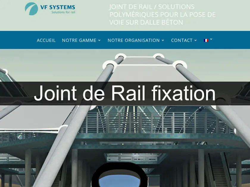 Joint de Rail fixation