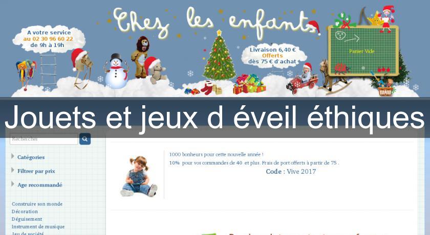 Jouets et jeux d'éveil éthiques