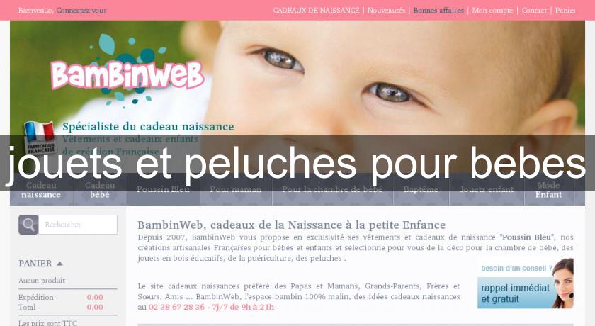 jouets et peluches pour bebes