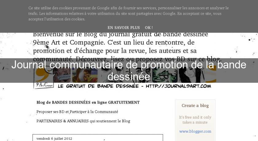 Journal communautaire de promotion de la bande dessinée Journal communautaire de promotion de la bande dessinée