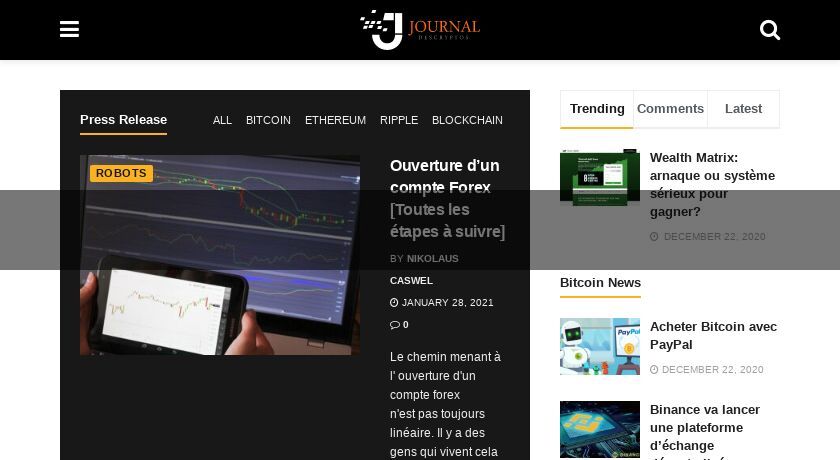 Journal des Cryptos Journal des Cryptos